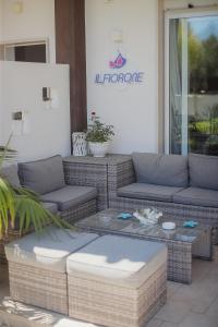 Posezení v ubytování B&B Il FIORONE