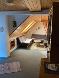 Telewizja i/lub zestaw kina domowego w obiekcie Ferienwohnung Steinwender