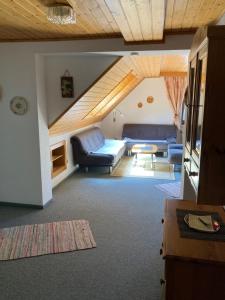 Telewizja i/lub zestaw kina domowego w obiekcie Ferienwohnung Steinwender