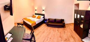 Postel nebo postele na pokoji v ubytování Atlas Berlin Hotel