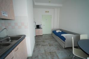 Kuchyň nebo kuchyňský kout v ubytování Lugano Residence