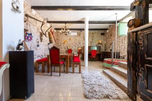 Χώρος καθιστικού στο Villa Pristinus