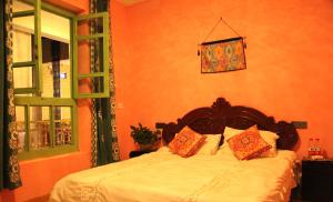 Postelja oz. postelje v sobi nastanitve 喀什故人归国际青年旅舍 Kashgar Returning Friends International Youth Hostel