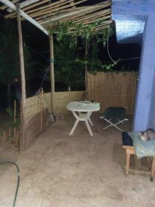 Patio o area all'aperto di Farm Stay Mharchen