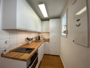 Kuchyň nebo kuchyňský kout v ubytování Gemütlich wohnen nahe Basel