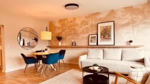 Χώρος καθιστικού στο Moderne Wohnung - 89m2 - 3 min zum Bahnhof & City