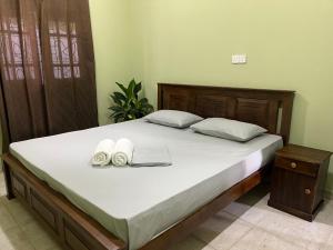 Voodi või voodid majutusasutuse Star Eyes Hostel toas