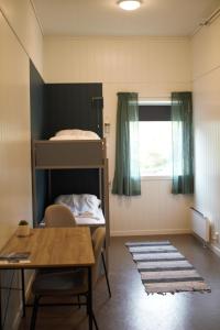 Postel nebo postele na pokoji v ubytování Sognhostel