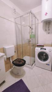 Ένα μπάνιο στο The sunny side central apartment Umag +49 φωτογραφίες