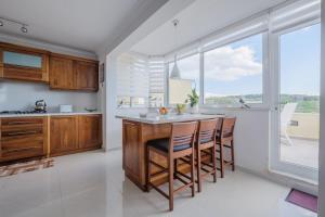 Kuhinja oz. manjša kuhinja v nastanitvi Seagull Penthouse Marsaxlokk