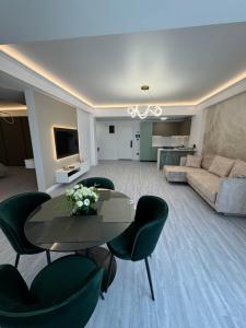 Et opholdsområde på White Sea Apartment Premium