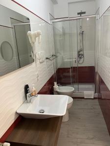 Koupelna v ubytování Al Centro Baia