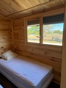 Postel nebo postele na pokoji v ubytování Cabanon au bord du petit Rhône