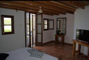 TV a/nebo společenská místnost v ubytování Remvi apartments