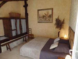 Letto o letti in una camera di Mas Laborde