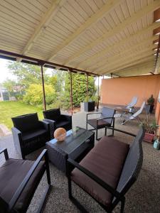 Posezení v ubytování Apartmán Sadová 430