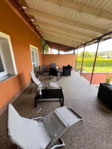 Posezení v ubytování Apartmán Sadová 430