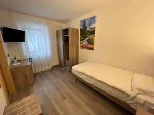 TV a/nebo společenská místnost v ubytování Hotel Zanella