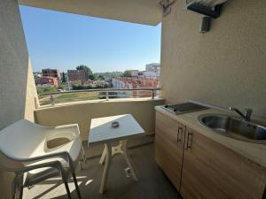 Μπαλκόνι ή βεράντα στο Apartmani ZMS