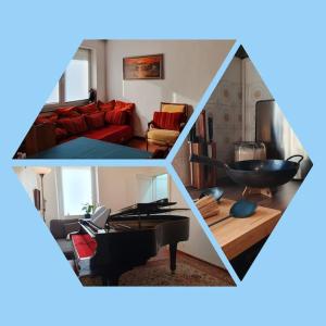 Posezení v ubytování Le fourneau des pianistes