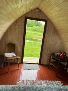 Posezení v ubytování Camping Cabin near Jägala-Juga
