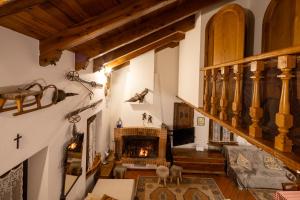 Posezení v ubytování Chalet Corona