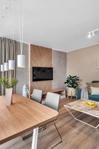 TV a/nebo společenská místnost v ubytování Apartment Viva Vrchlabí A21