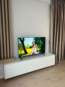 TV a/nebo společenská místnost v ubytování NK Residence