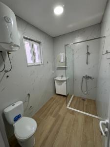 Koupelna v ubytování Magda apartments