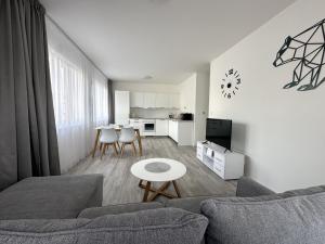 Kuchyňa alebo kuchynka v ubytovaní LAWIS Apartments