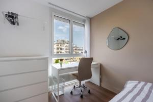 Postel nebo postele na pokoji v ubytování Le Chaleureux, Appartement fraîchement rénové