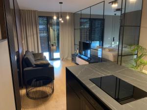 Küche/Küchenzeile in der Unterkunft Capitol Suites Exclusive