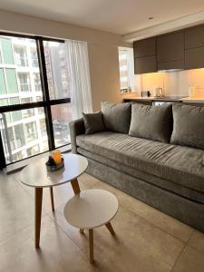 Posezení v ubytování Depto 2 amb PLAYA GRANDE con Cochera - C -