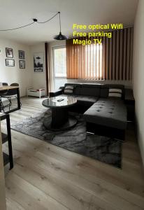 Ένα ή περισσότερα κρεβάτια σε δωμάτιο στο Apartmán BSS