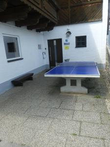 Stolní tenis v ubytování Dreiländereck mit Sauna und Pool, Wohnung 403 nebo okolí