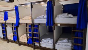 Μία ή περισσότερες κουκέτες σε δωμάτιο στο Carolina Hostel