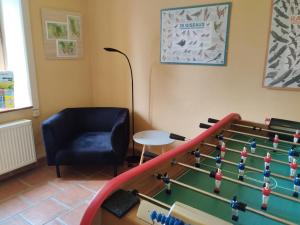 Η αίθουσα παιχνιδιών του Gîte confortable en Auvergne proche de randonnées - FR-1-582-346