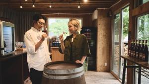 Gestir sem dvelja á Yoichi Vineyard Glamping