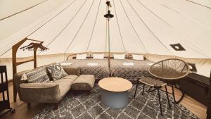 Setusvæði á Yoichi Vineyard Glamping