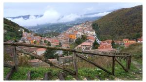 a town on top of a hill with houses at CASA LaCosta in Pettoranello di Molise