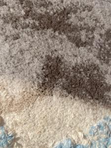 a pile of snow on the ground at ماريوت in Ali Al Salem Al Sabah