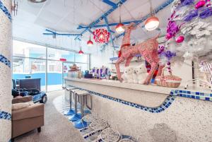 Χώρος καθιστικού στο Happiness Pink B&B