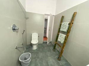 Koupelna v ubytování Aastha homestay