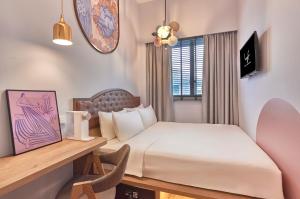 lyf Bugis Singapore managed by The Ascott Ltd的电视和/或娱乐中心