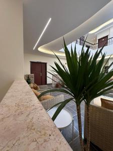 Khu vực ghế ngồi tại Rumman Hotel