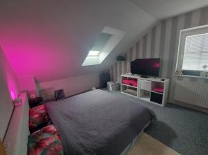 TV a/nebo společenská místnost v ubytování Villa Relax