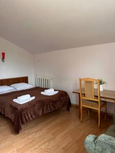 Ένα ή περισσότερα κρεβάτια σε δωμάτιο στο Nectar hotel