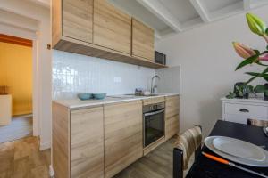 Kuchyň nebo kuchyňský kout v ubytování L'Appel du Large - Duplex vue mer Penvins Sarzeau