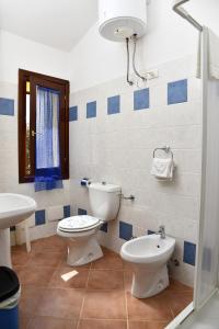 Ванная комната в Agriturismo Ezzi Mannu
