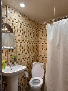 Koupelna v ubytování Nectar hotel
